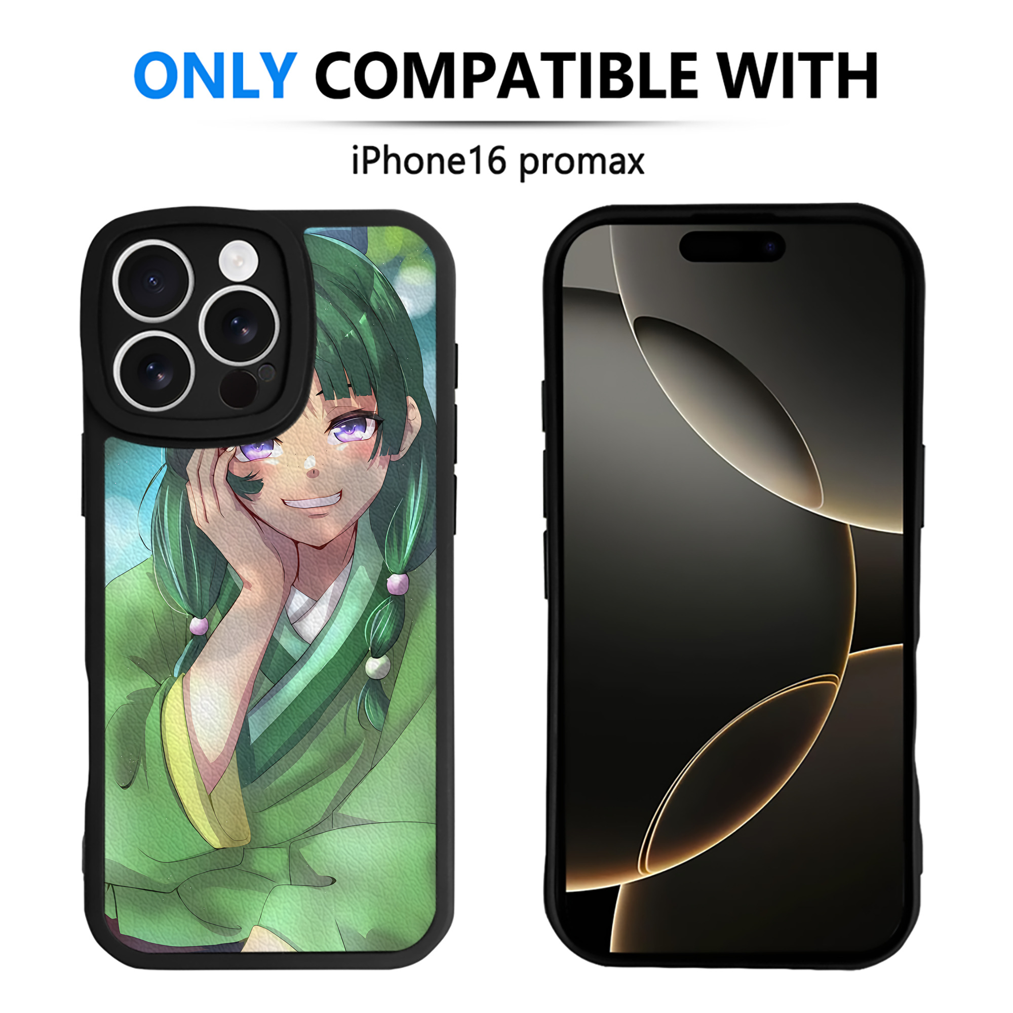 （画像用） 薬屋のひとりごと The Apothecary Diaries 【iPhone 16シリーズ対応】シリコンスマホケース（レザー調） 材質：シリコン